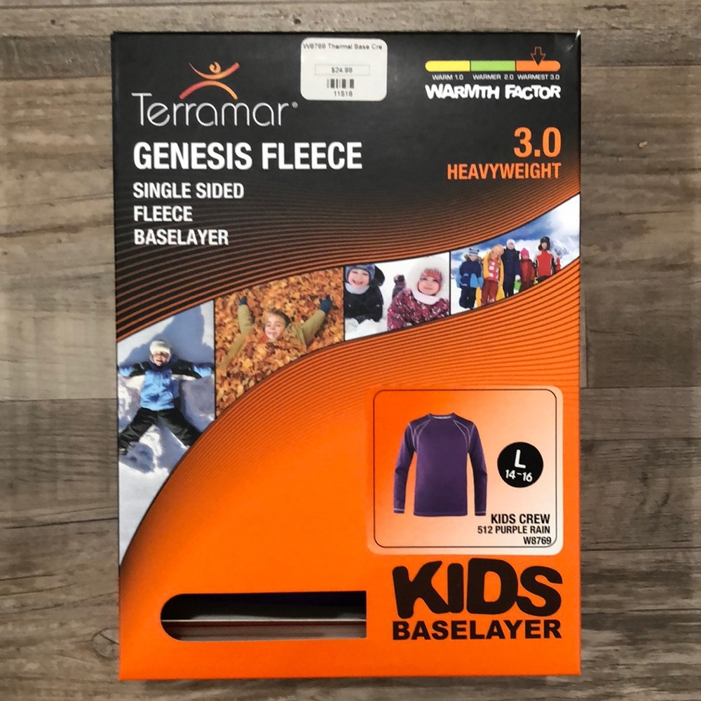 Terramar Purple Fleece Base-layer Top W87…